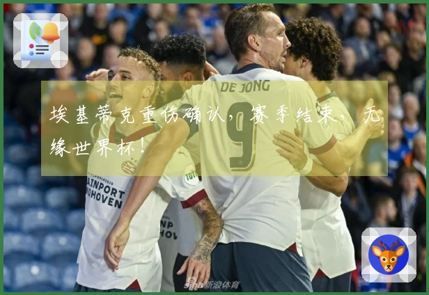 埃基蒂克重伤确认，赛季结束，无缘世界杯！